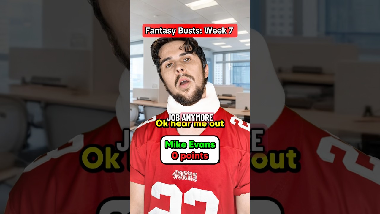 Fantasy Football Busts of Week 7🤣 #fantasyfootball #relatable #nfl #fantasy #football