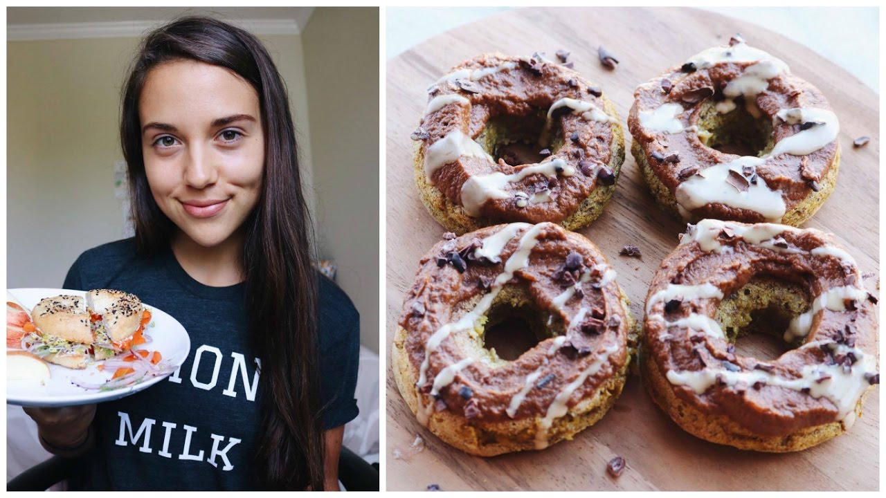 What I Ate on a Lazy Sunday + Baked Donut Recipe! (Vegan) | Collab w/ Sweet Potato Soul!