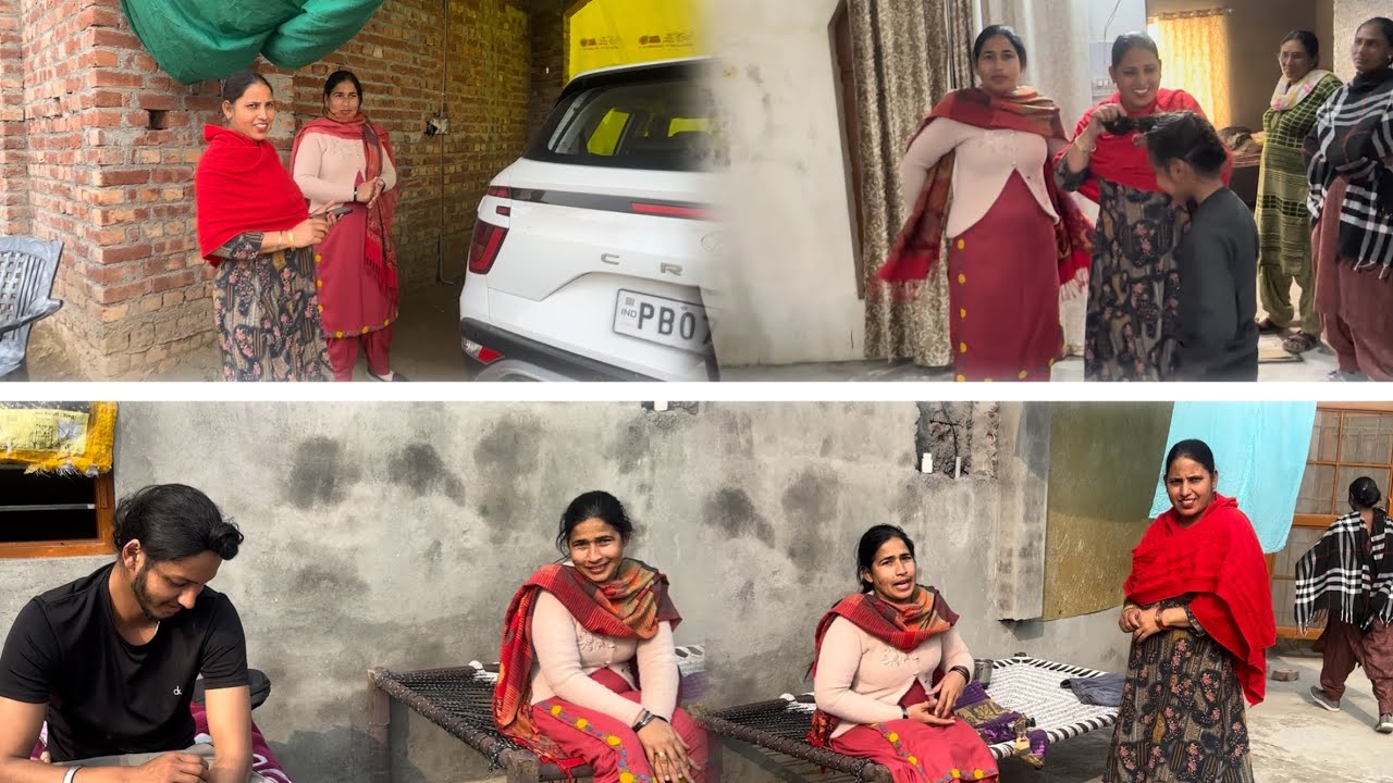 ajj sanu deep aii miln and new car di vadhai len🩷🥰#gouravvlogs0 #pinderpreetvlog 