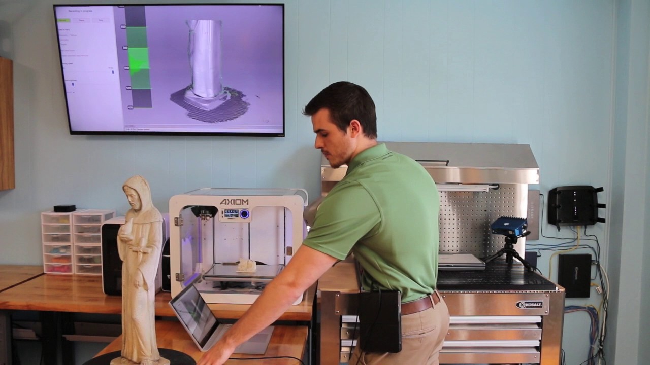3D Scanning with Artec Eva Handheld 3D Scanner