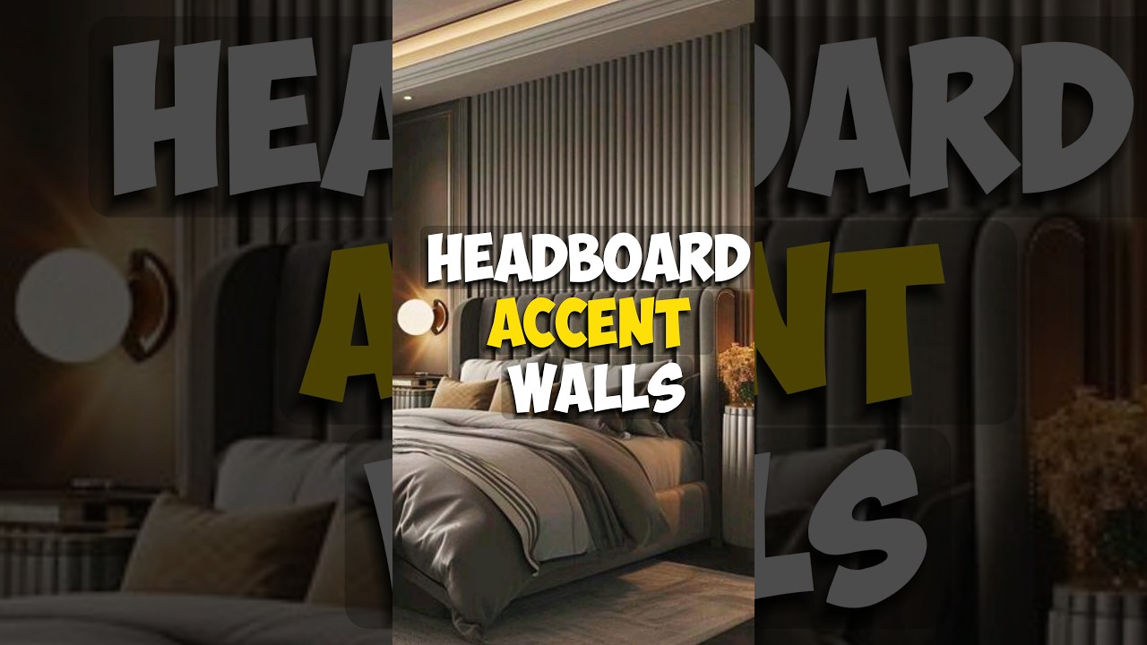 ACCENT Walls: Use Wood Fluted Wall Panels for Bedroom Headboard #interiordesign