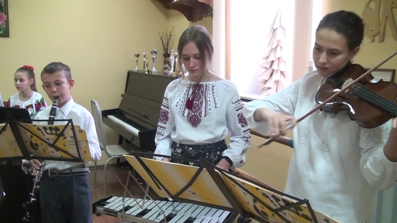 Змішаний інструментальний ансамбль Іллінецької ДМШ  Відео зняте для конкурсу 