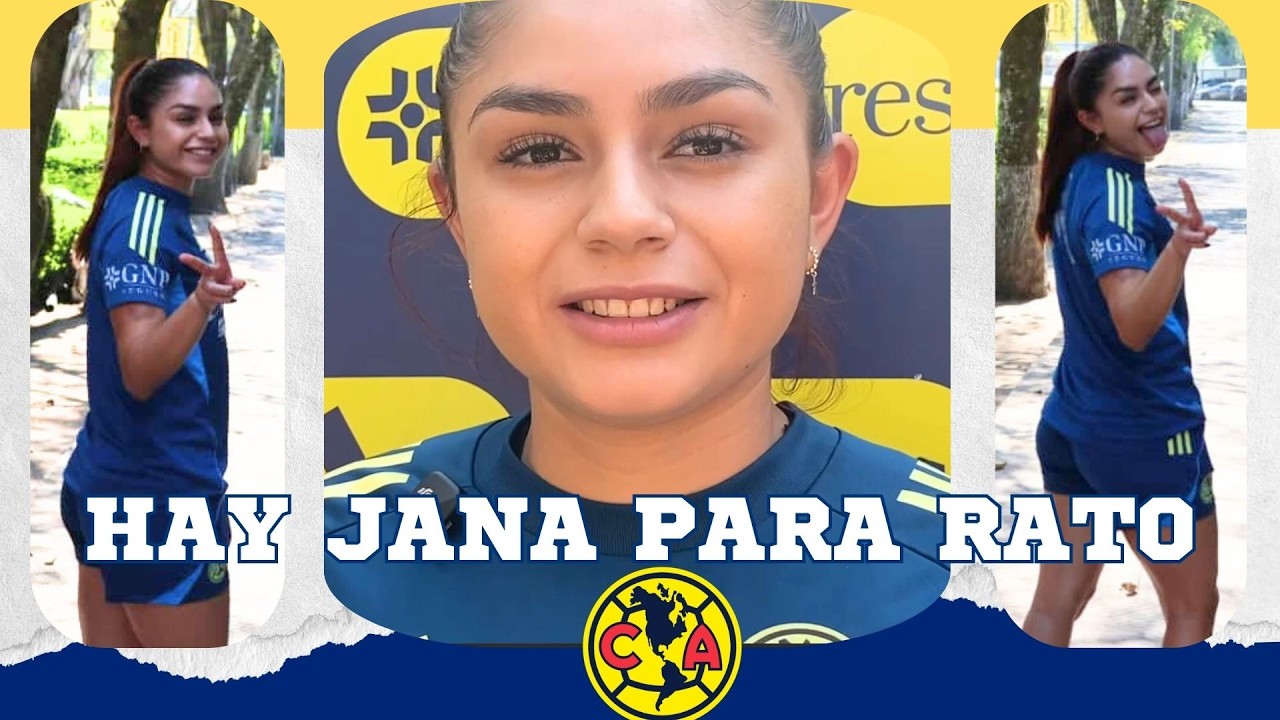 América Femenil: Jana Gutiérrez tiene contrato con las Águilas hasta el verano del 2027