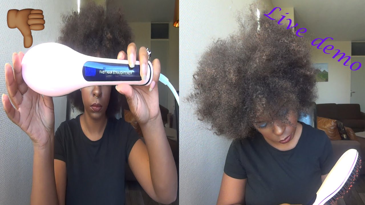 Brush Straightener Review (Natural Hair)