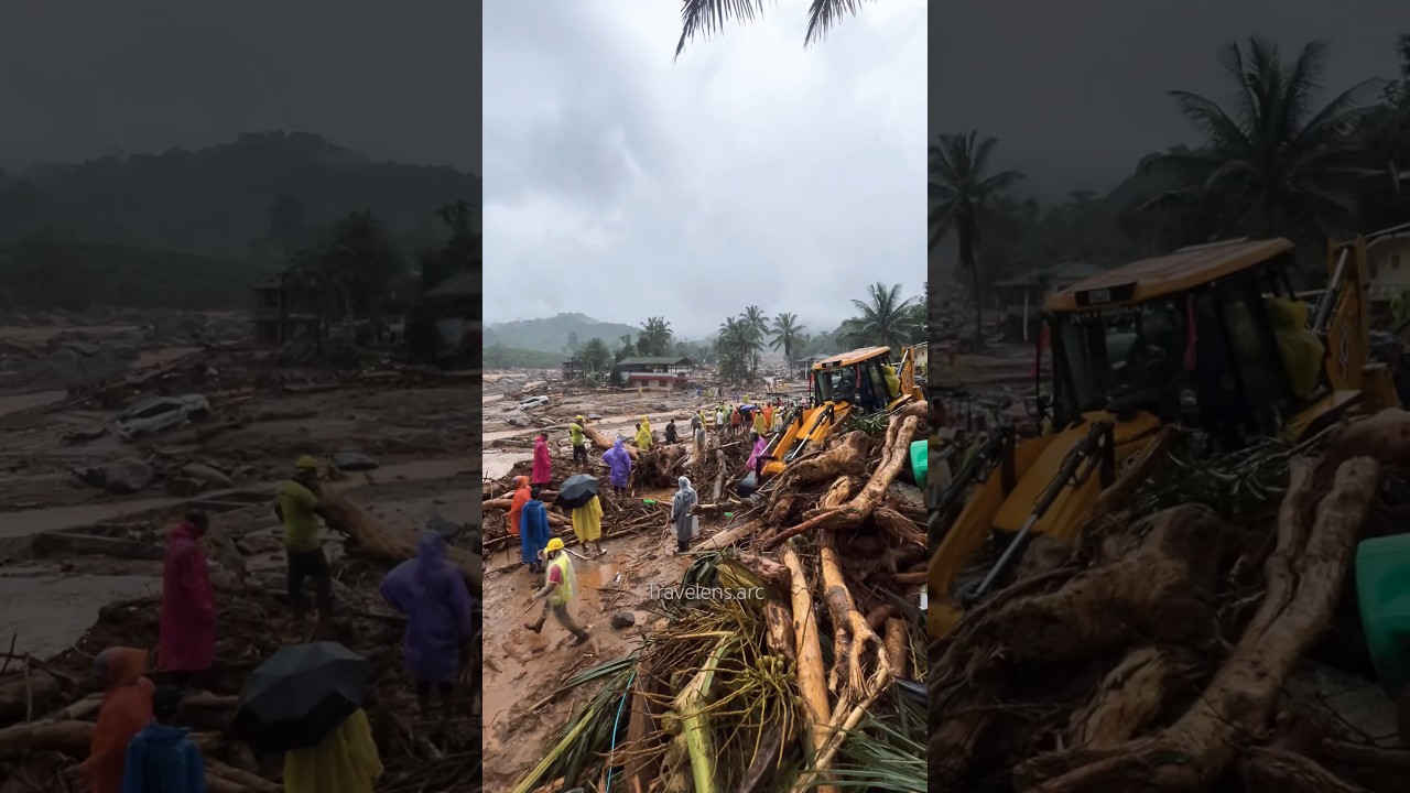 Wayanad Chooralmala landslide #kerala #wayanad #landslide #death #life #rain