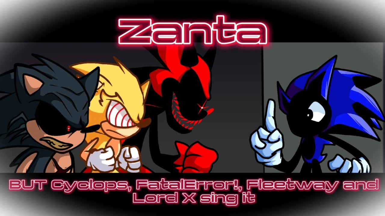 ShapeShifter (Zanta Remix/Christered but Cyclops, FatalError, Fleetway and LordX sing it)(FNF Cover)
