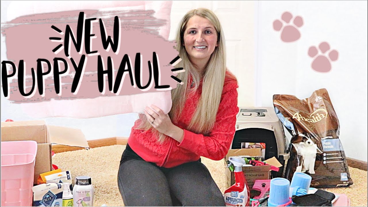 Everything We Got Our First Puppy! (New Puppy Haul)