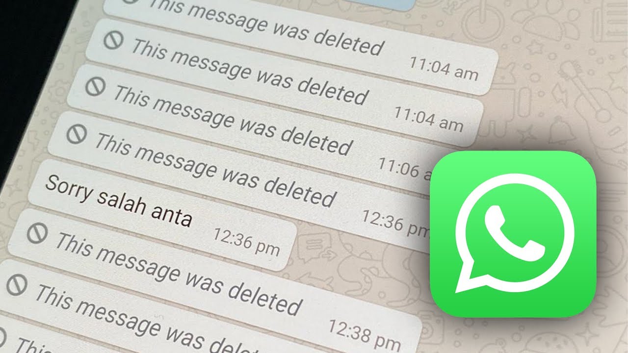 Baca Mesej Whatsapp Yang Dipadam #TipsGajet