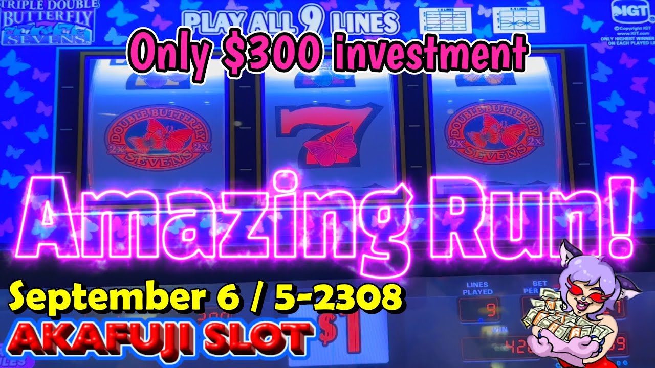 That a Winner! Triple Double Butterfly 7s Slots Jackpot @ Pala Casino