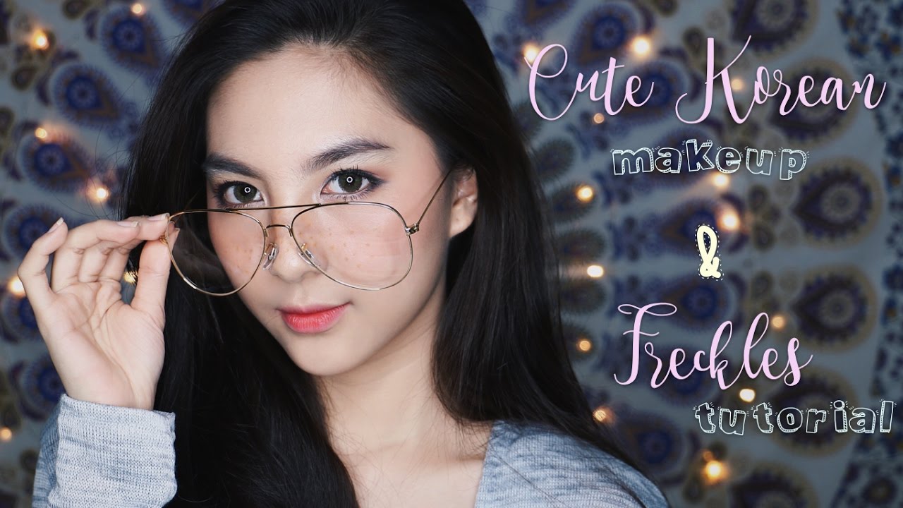 [ENG Subs] Cute Korean Makeup Inspired + Faux Freckles Tutorial 💕