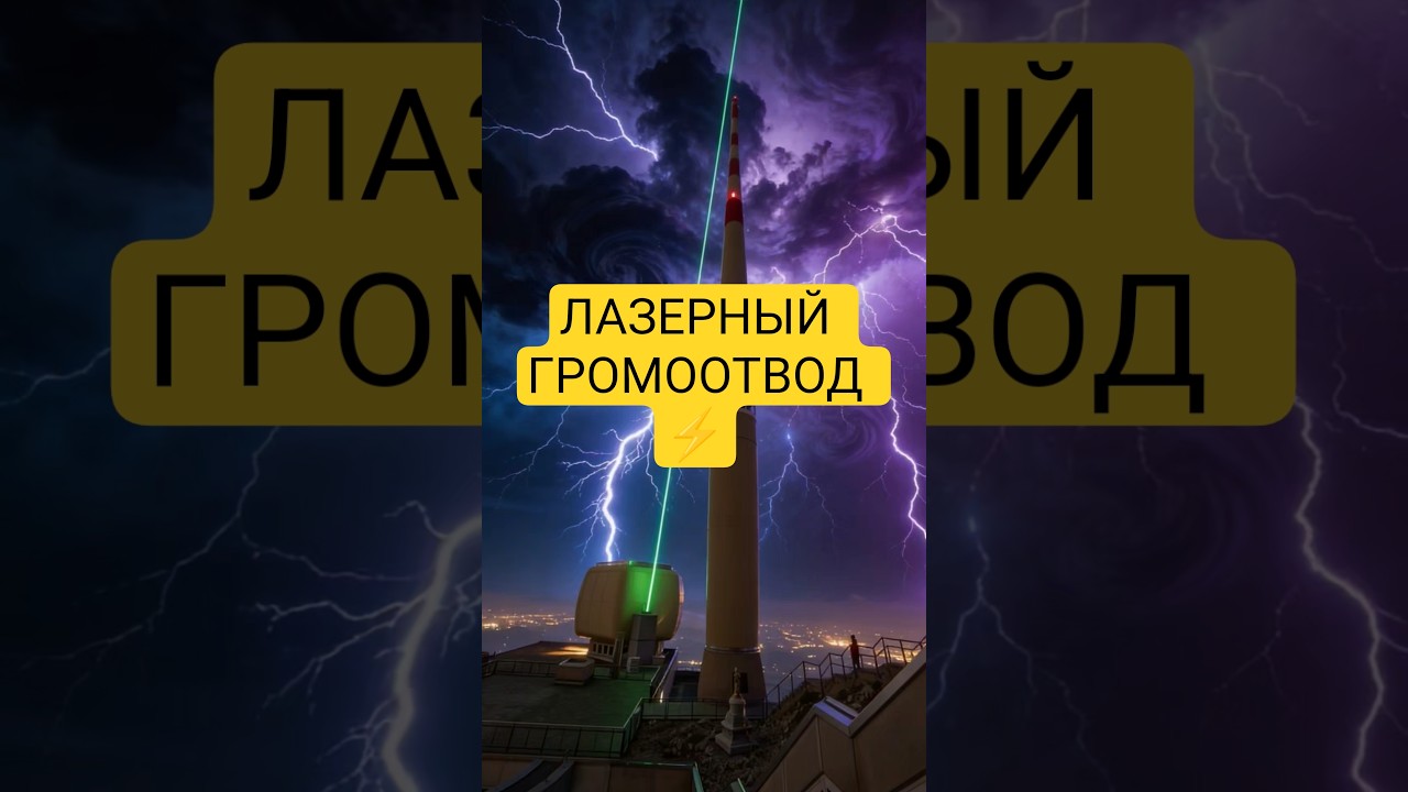ЛАЗЕРНЫЙ ГРОМООТВОД ⚡️ КАК УЧЁНЫЕ НАПРАВИЛИ МОЛНИЮ | ТЕХНОЛОГИЯ БУДУЩЕГО (LASER LIGHTNING ROD)