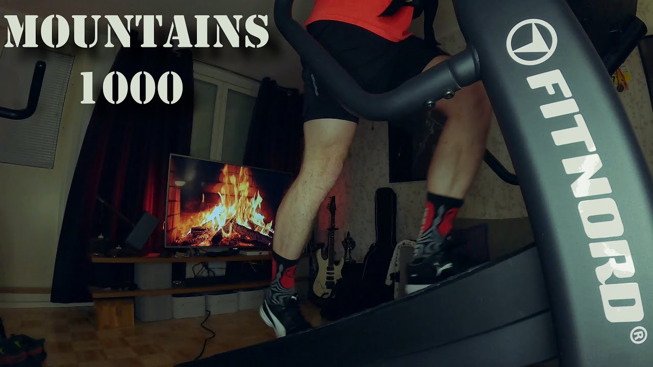 Ostin itselleni joululahjan! FITNORD Mountains 1000 juoksumatto