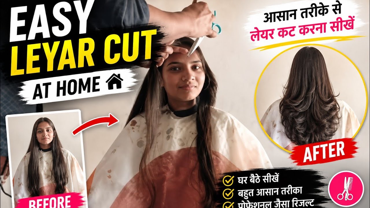Indian girl long hair to canwart sort hair cut 💇‍♀️ ✂️ 😅 