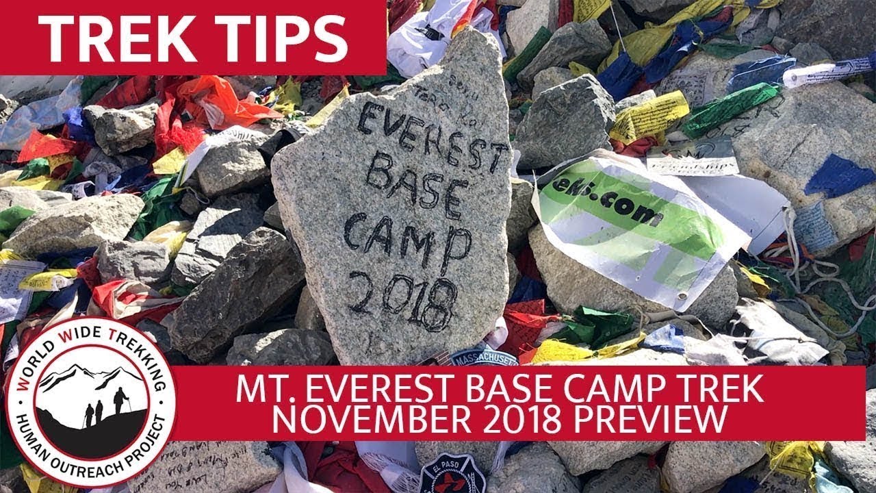 Everest Base Camp Trek November 2018 Preview | Trek Tips