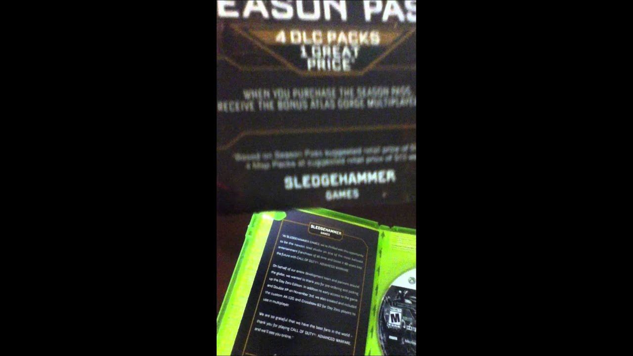 Unboxing#2 CoD AW (Day zero edition)XBOX360