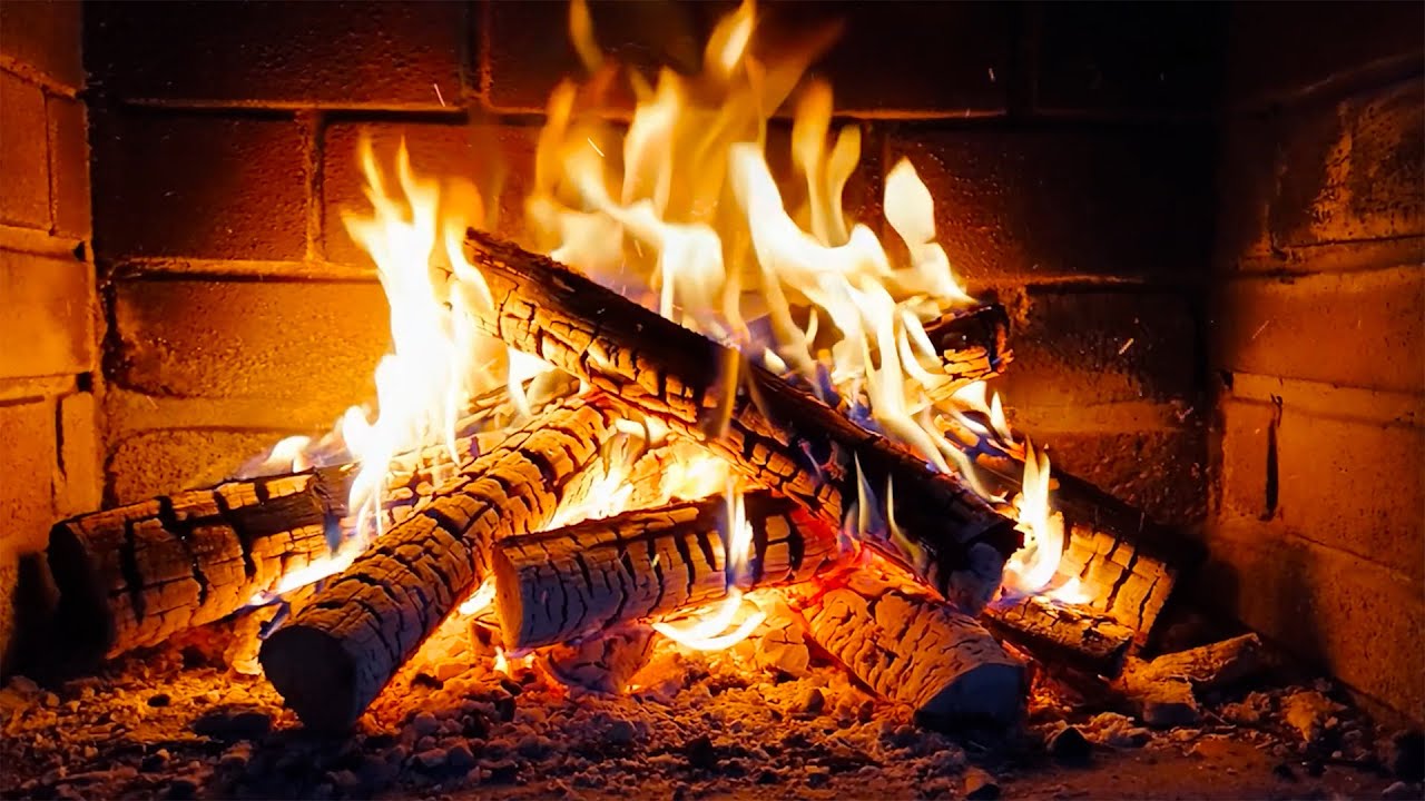 10 hours Cozy Live Fireplace 🔥 | Wood Crackle for Deep Relaxation & Focus