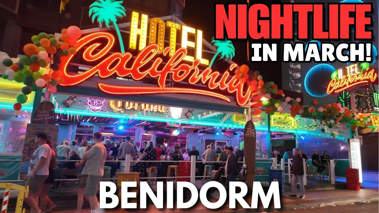Benidorm Strip Nightlife in March! 😱🍸 JAM-PACKED or TOTALLY EMPTY?!