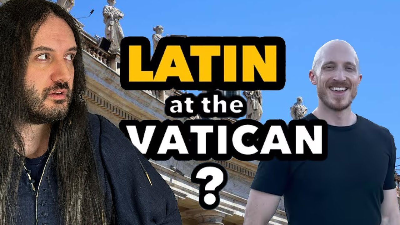 American Speaks LATIN At The VATICAN With Catholic Priests!