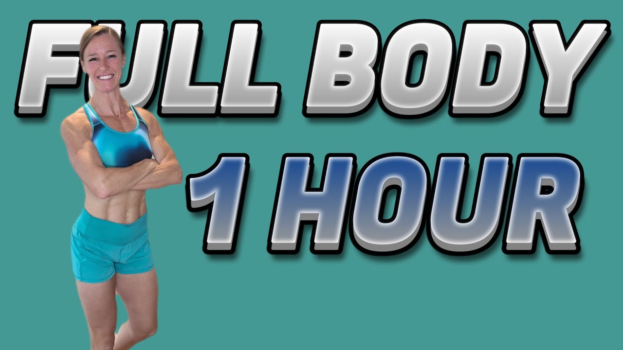 TOTAL BODY BURN 1 Hour Bodyweight Dumbbell Optional Workout | Strength + Conditioning Anywhere