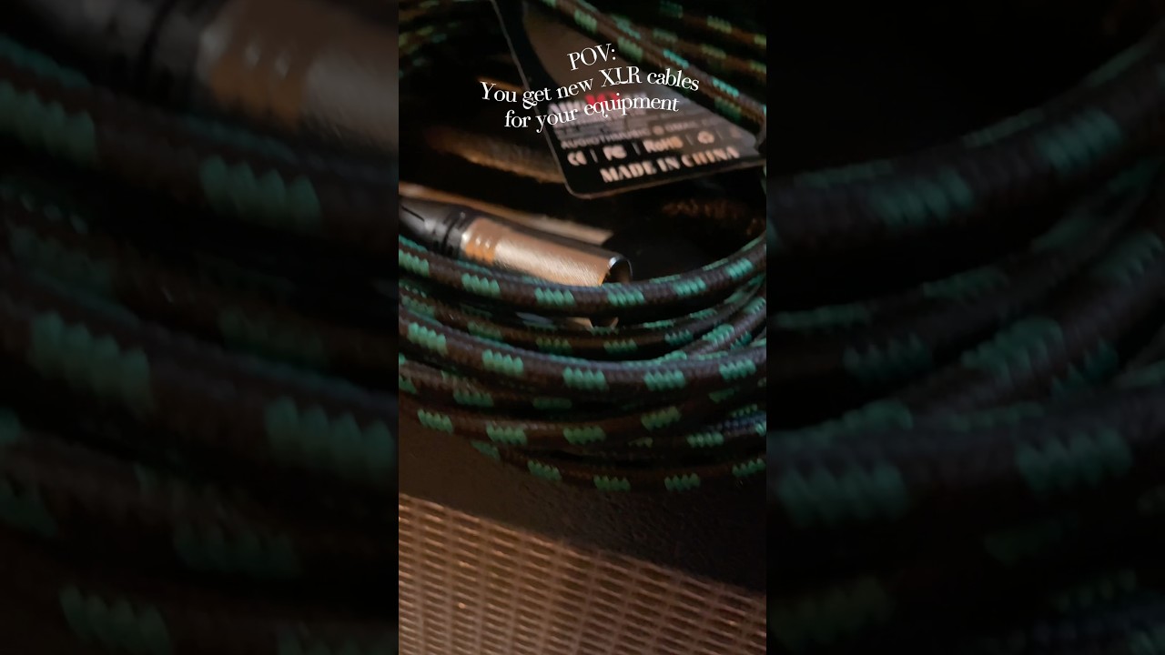 3-Pin XLR Microphone Cable Amazon product partner review musician accessories microphone cables