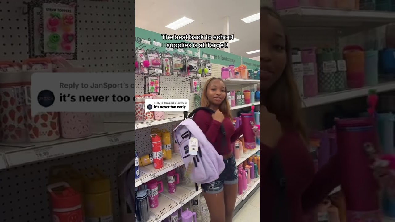 it&rsquo;s time to shop cute back to school supplies before they&rsquo;re all gone 🫢#target #backtoschool