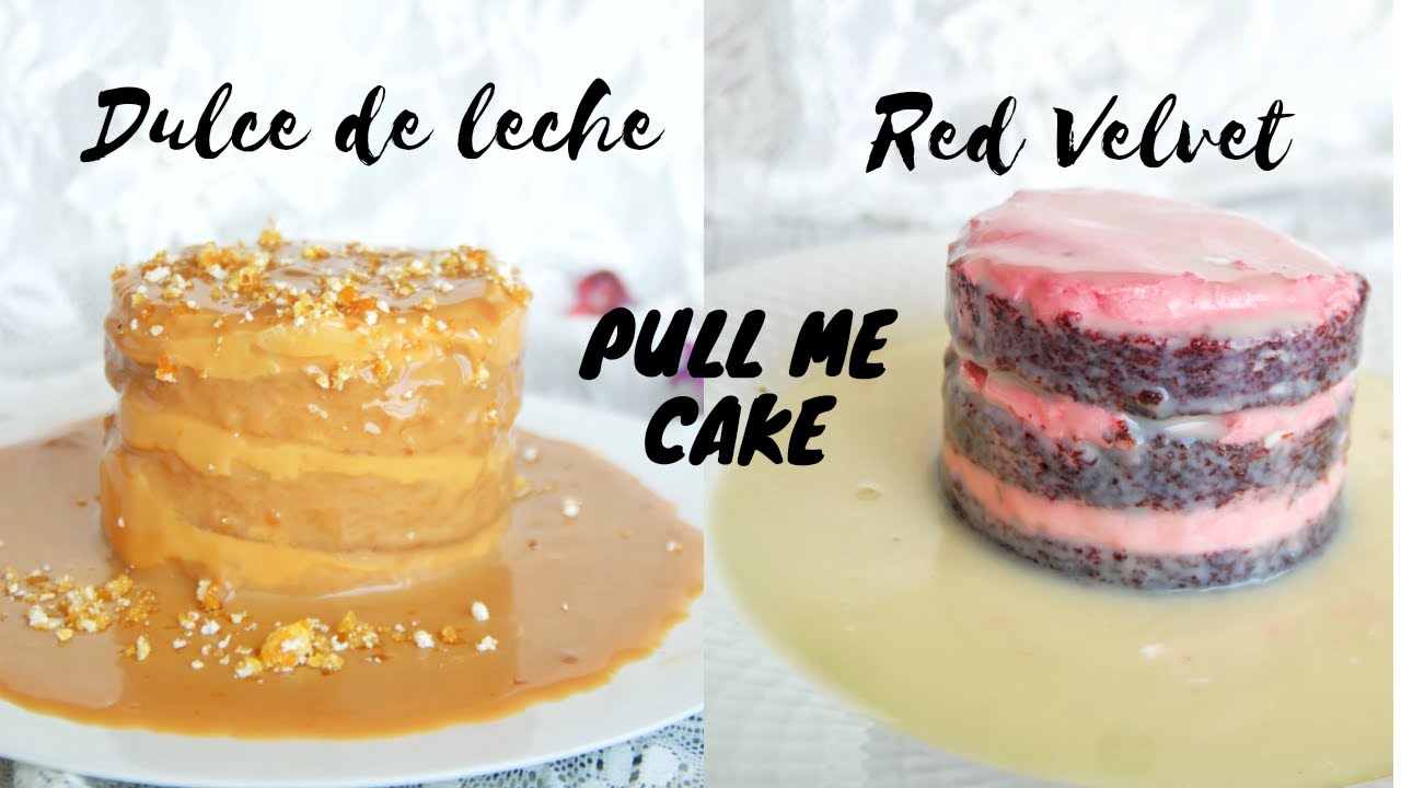 Trending Pull me Up cake || Red velvet pull me up Cake || Dulce de leche Pull me up cake ||