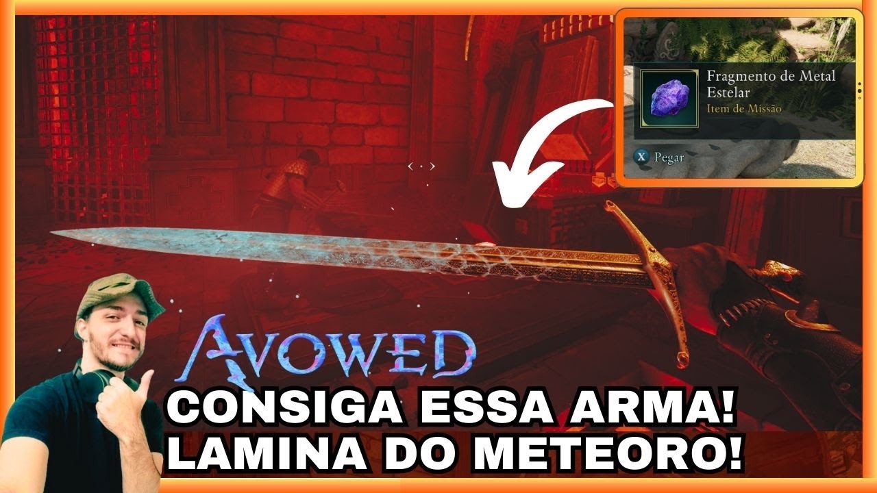 AVOWED: Complete a QUEST do METAL ESTELAR e Consiga ARMA INSANA! L&Acirc;MINA DO METEORO e Mais! #avowed