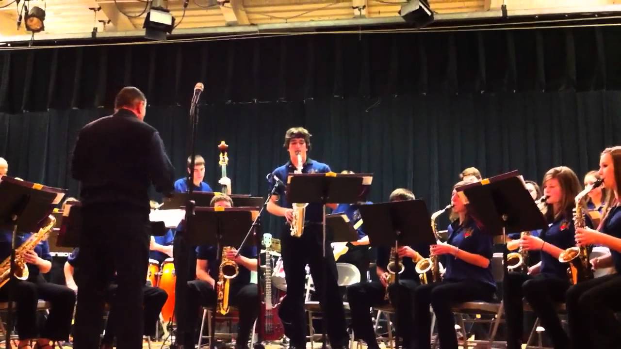 After Sunset (HD), Michael Leveille solo - Hopkins Jazz Band, 1/28/12