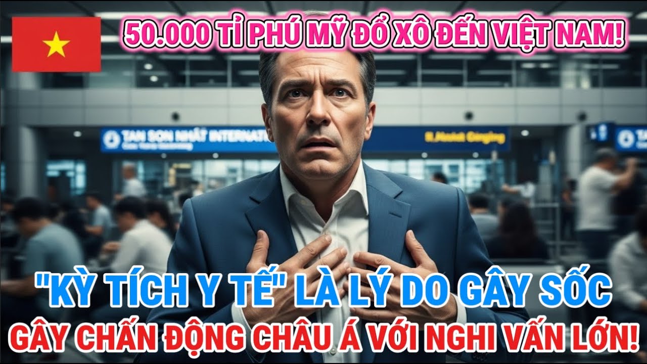 50.000 tỷ phú Mỹ bay thẳng tới Việt Nam! Phép màu y học Hà Nội gây nghi ngờ toàn cầu bất ngờ