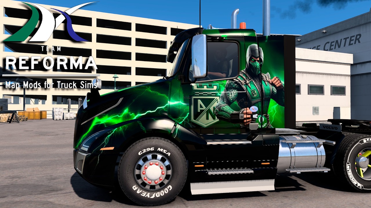 American Truck ruta con los buñuelos del volante parte cuatro