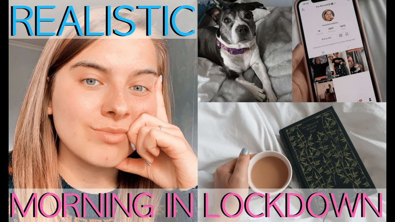my chatty and REALISTIC morning routine whilst in LOCKDOWN!