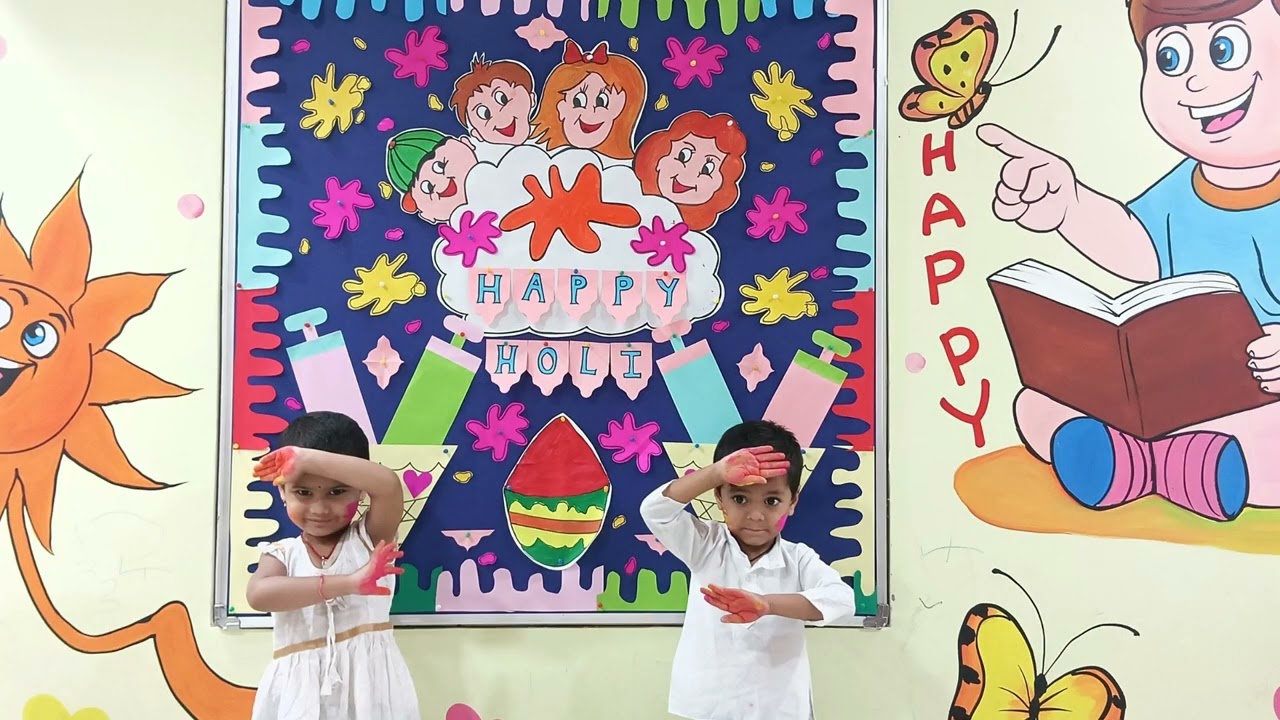 Holi Celebrations at Happy Hearts International School 