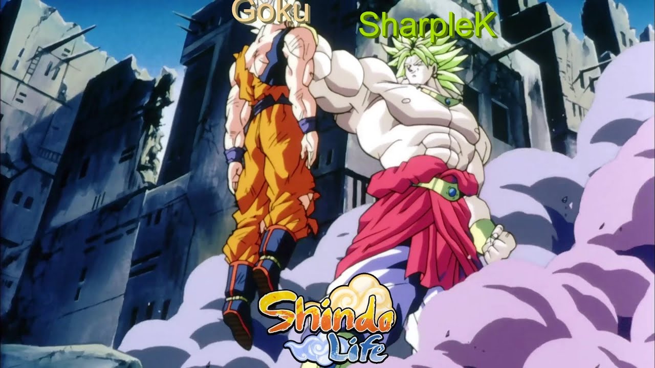 SharpleK vs Goku | PvP in Shindo life#5