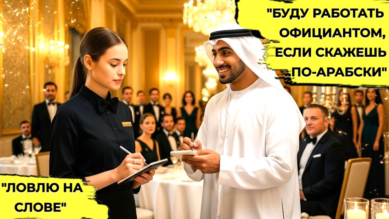 Я надену Твой ФАРТУК и буду РАБОТАТЬ вместо ТЕБЯ – Если ты скажешь по Арабски