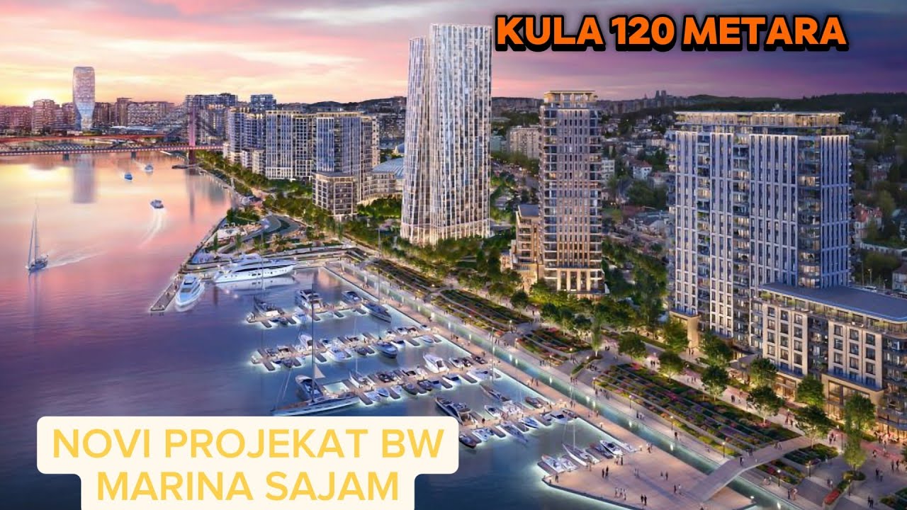 EXKLUZIVA NA LOKACIJI NOVOG PROJEKTA BW MARINA BEOGRADA NA VODI SA KULOM OD 120 M,SVI RADOVI TEREN