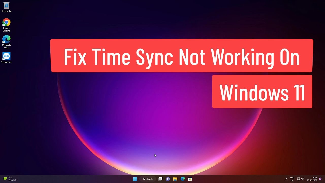 Fix Time Sync Not Working On Windows 11