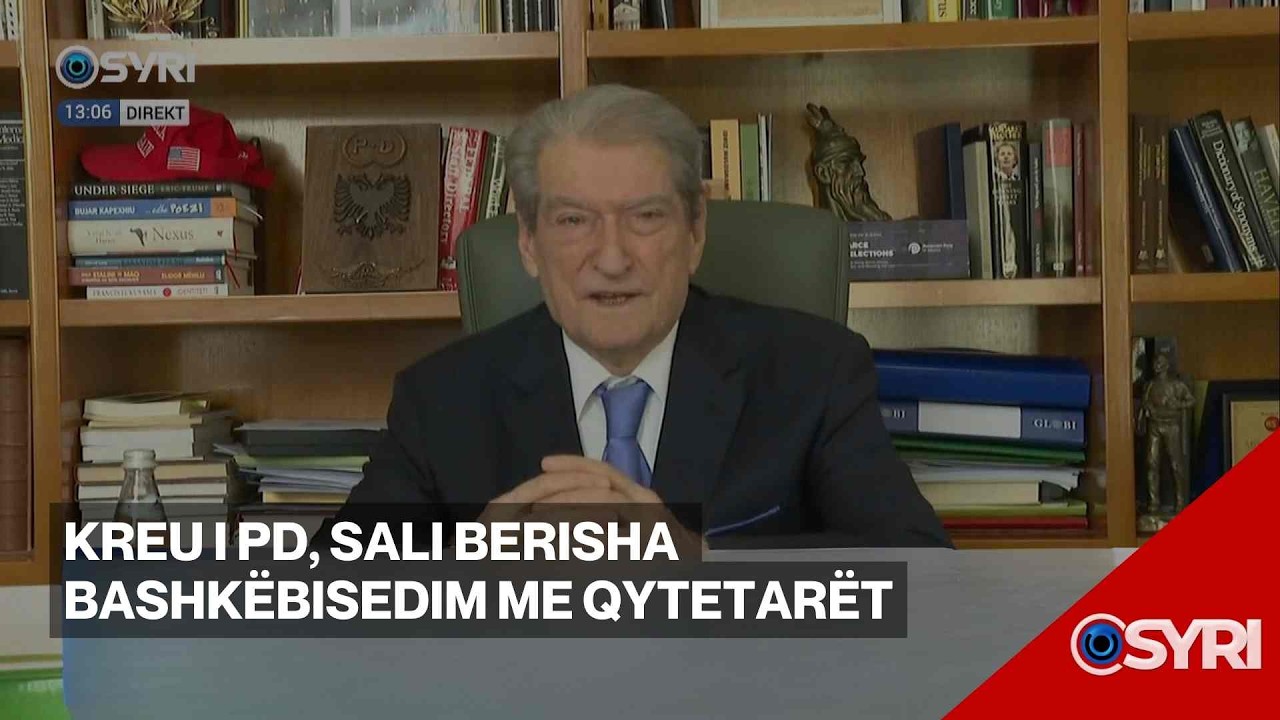 Kreu i PD, Sali Berisha bashkëbisedim me qytetarët