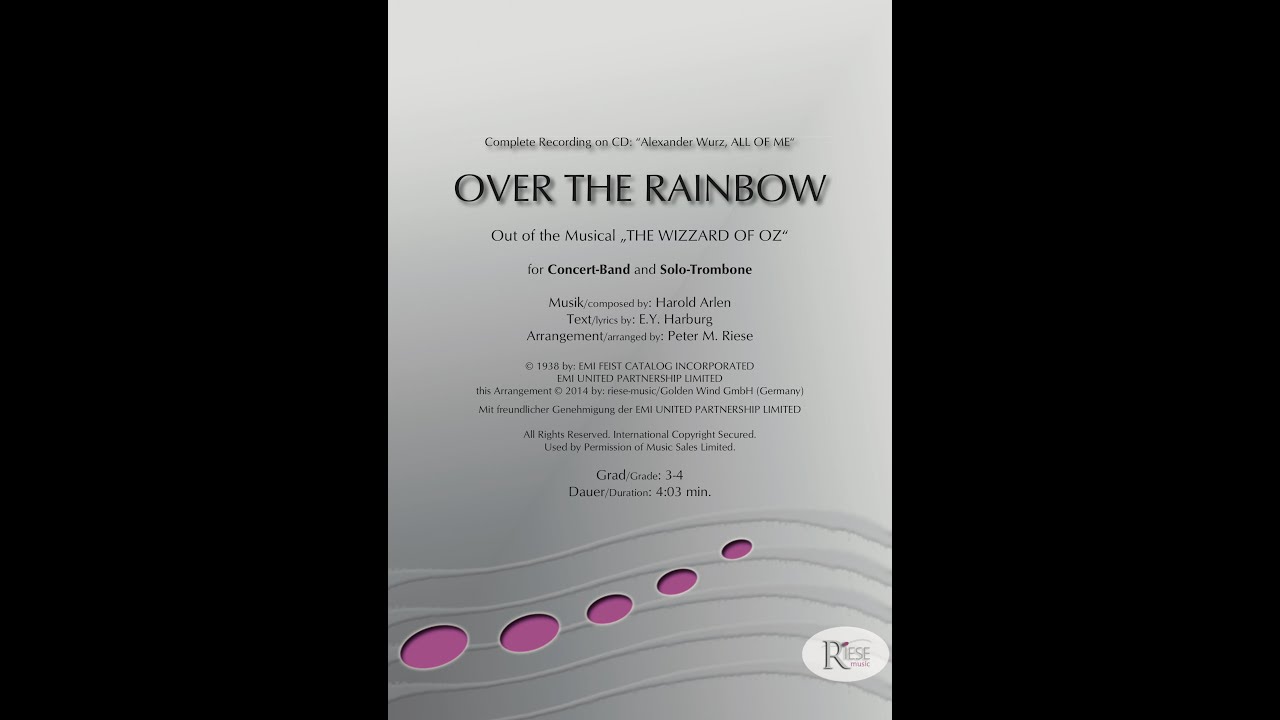 OVER THE RAINBOW (Blasorchester mit Solist)