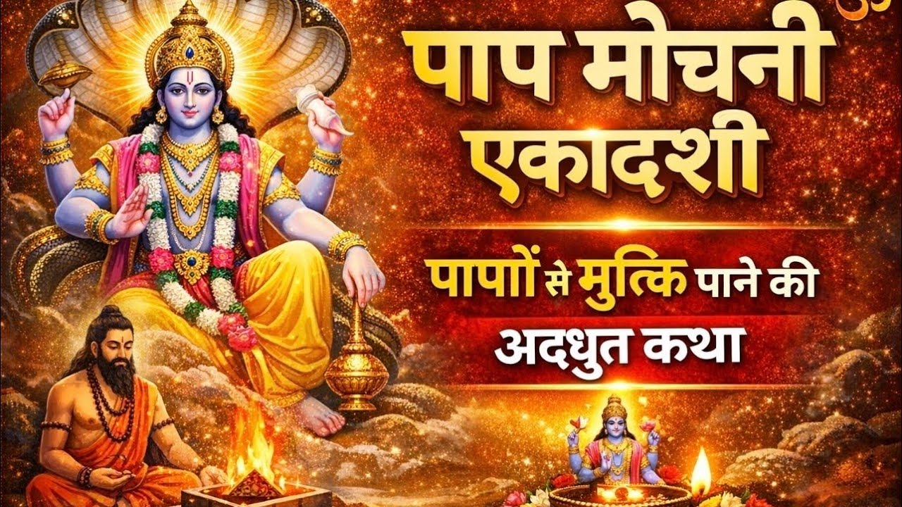 papmochani ekadashi 2026।चैत्र मास की पाप मोचनी एकादशी के व्रत का महात्म्य और अद्भुत कथा।