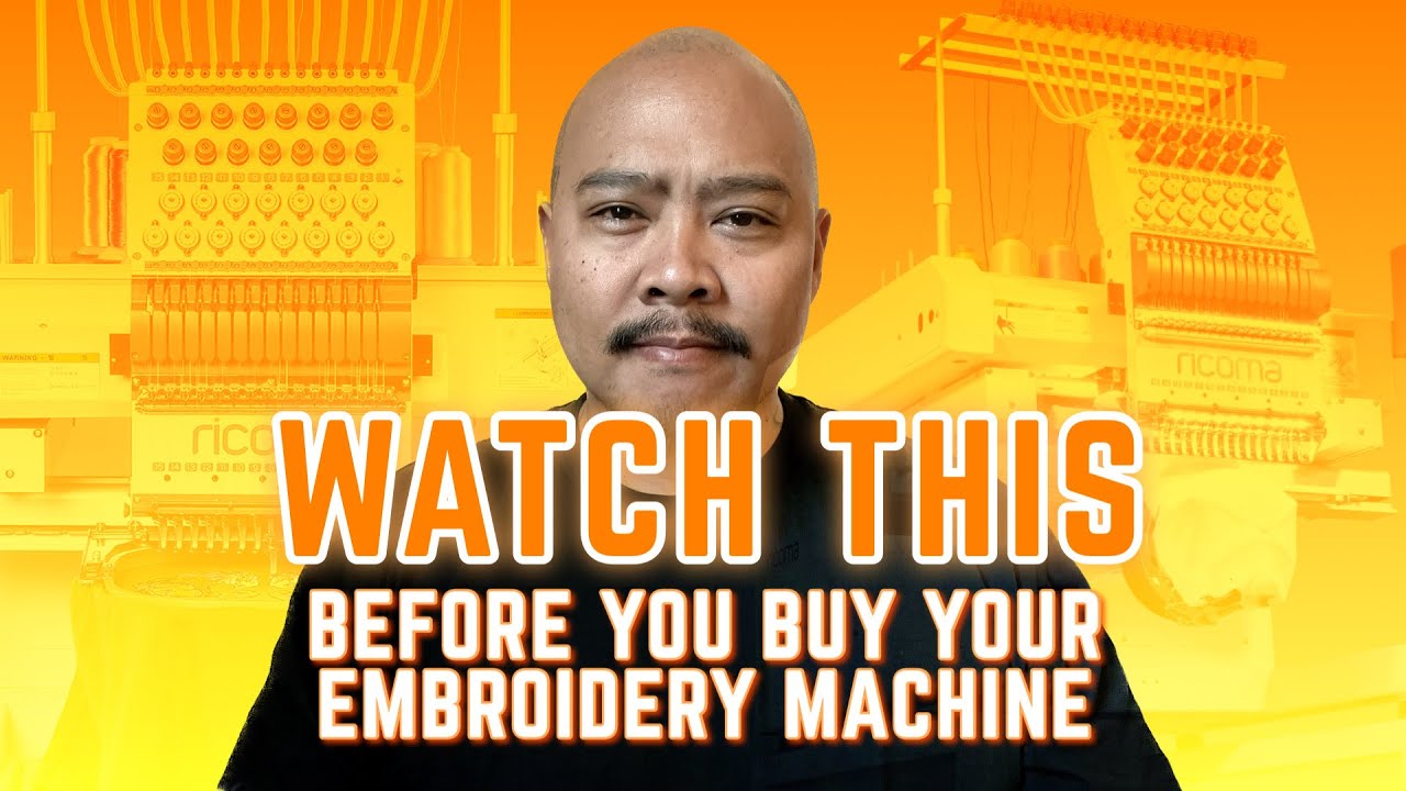 Watch This Before Buying An Embroidery Machine