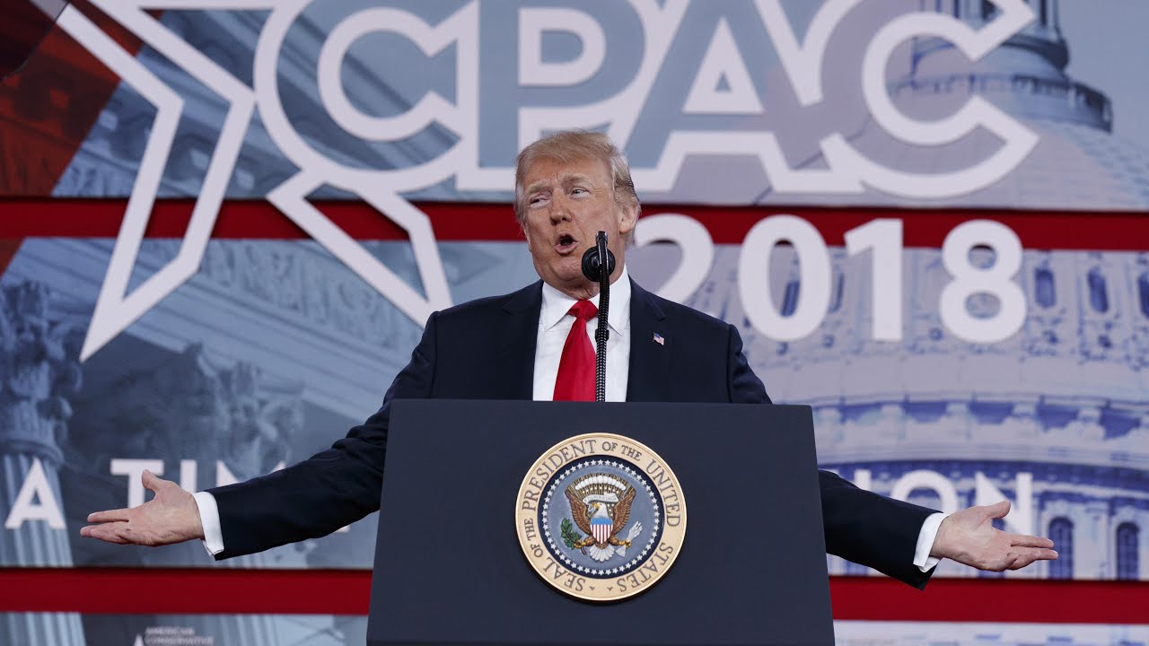 The strangest moments from Donald Trump's CPAC 2018 speech