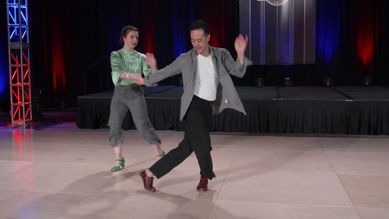Lindyfest 2025: Open Balboa Draw Finals - Theresa & Stefan