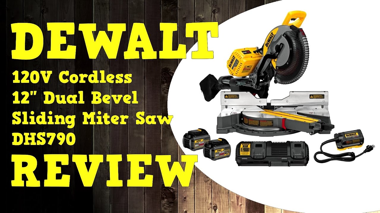 Dewalt Flexvolt 120V 12 Inch Sliding Miter Saw DHS790AT2 Review in 4K