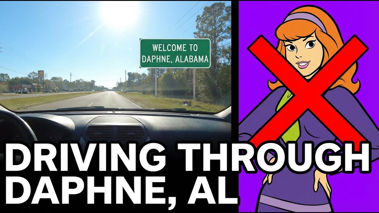Driving through Daphne, Alabama