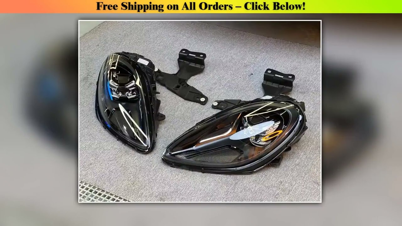 headlight assembly Compatible with Porsche Macan 95B plug and play 2014-2020 Upgrade 2023 Matrix