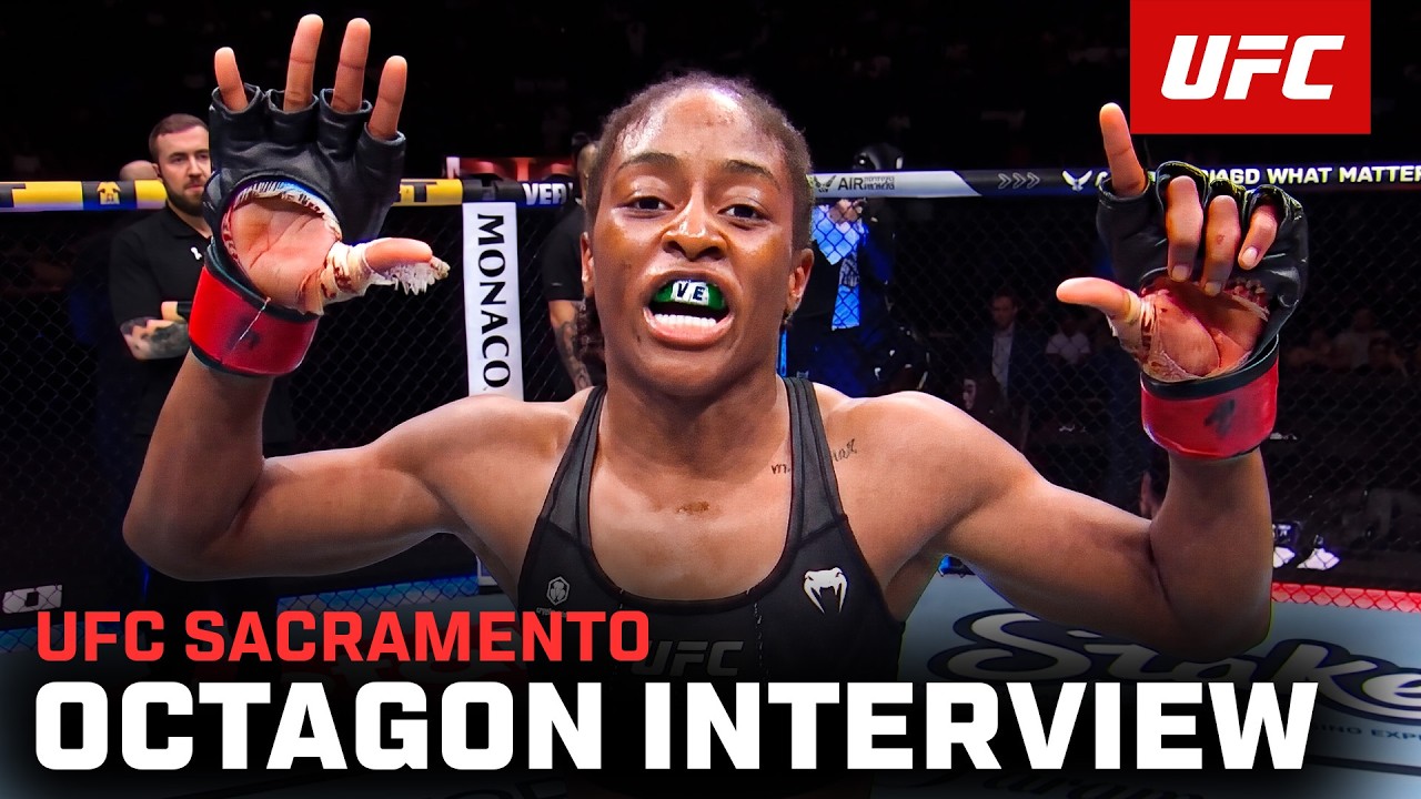 Интервью Шанель Дайер в октагоне | UFC Сакраменто