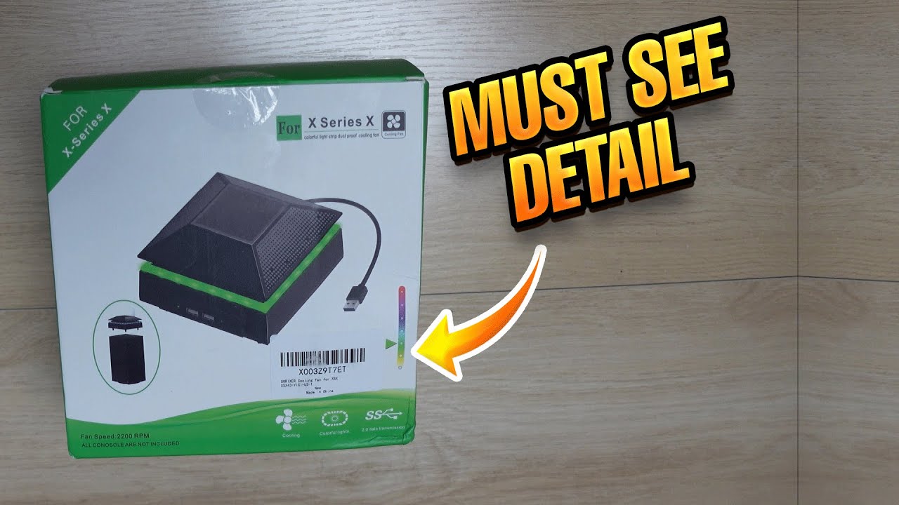 Gorixer Xbox SERIES X Cooling FAN - MUST SEE DETAIL U Shouldn't MISS