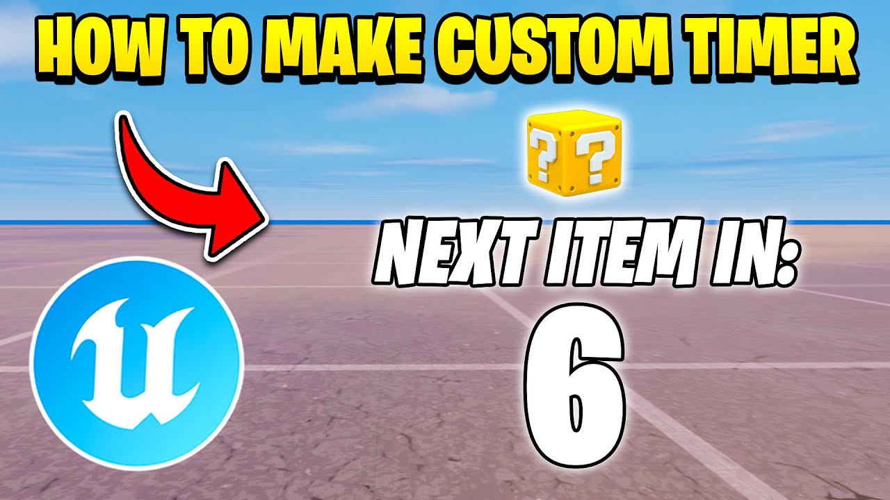 HOW TO MAKE CUSTOM TIMER UI IN UEFN