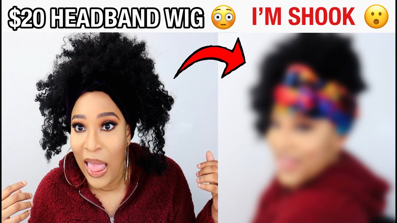 CHEAP HEADBAND WIGS REVIEW | 😱 Only $20 😱