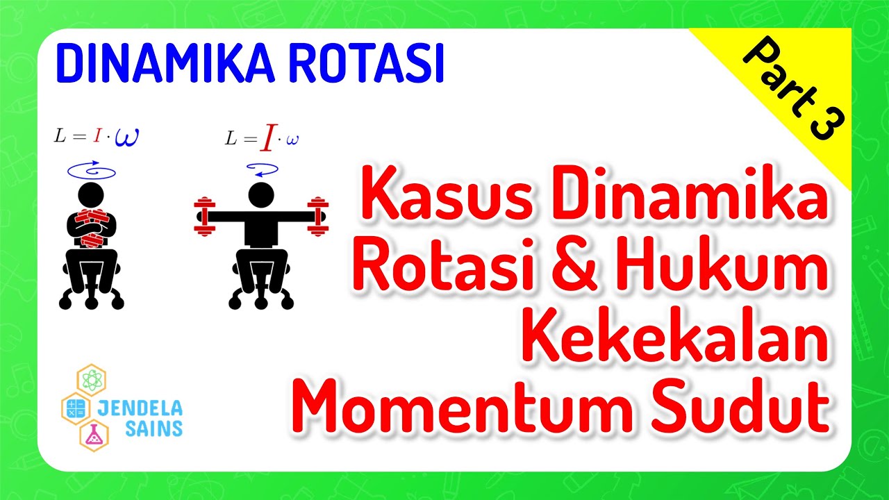 Dinamika Rotasi • Part 3: Kasus Benda Menggelinding & Hukum Kekekalan Momentum Sudut
